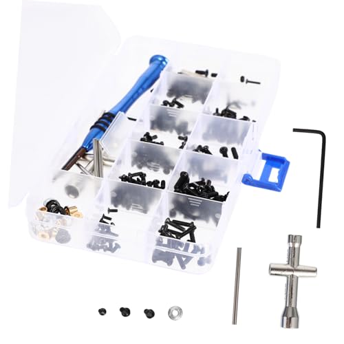 Cabilock Multi funktions Schraubenset für Ferngesteuerte Autos Rostfreie Verschleißfeste Schrauben mit Aufbewahrungsbox Vielseitiges Reparaturkit für Rc Auto Montage und Wartung Cabilock Multi funktions Schraubenset für Ferngesteuerte Autos Rostfreie Verschleißfeste Schrauben mit Aufbewahrungsbox Vielseitiges Reparaturkit für Rc Auto Montage und Wartung von Cabilock