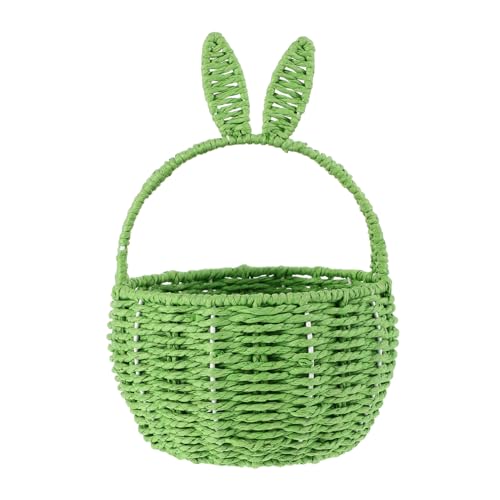Cabilock Multifunktionaler Outdoor-Korb mit Hasenohren Atmungsaktives Aufbewahrungskörbchen für Obst und Gemüse Handgewebter Tragbarer Picknickkorb Niedliches Design für Camping und Reisen Cabilock Multifunktionaler Outdoor-Korb mit Hasenohren Atmungsaktives Aufbewahrungskörbchen für Obst und Gemüse Handgewebter Tragbarer Picknickkorb Niedliches Design für Camping und Reisen von Cabilock
