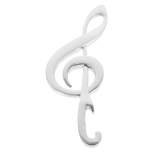 Cabilock Musiknote Flaschenöffner Bieröffner aus Metall Kronkorken Kapselheber Notenschlüssel Kreative Bottle Opener für Flaschen Biertrinker Bier (Silber) von Cabilock