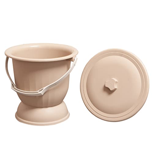 Cabilock Nachttopf mit Deckel Töpfchen für Kinder Ältere Menschen Erwachsene Spucknapf Zufällige Farbe Unisex Toilette für Reisen Auto Zuhause Krankenhausbett Nacht von Cabilock