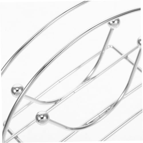 Cabilock Nordischer Halbrunder Metall serviettenhalter für Küchentheke Platzsparender Freistehender Papierhandtuchspender Eleganter Napkin Organizer Rustikaler Küchenrollenhalter von Cabilock