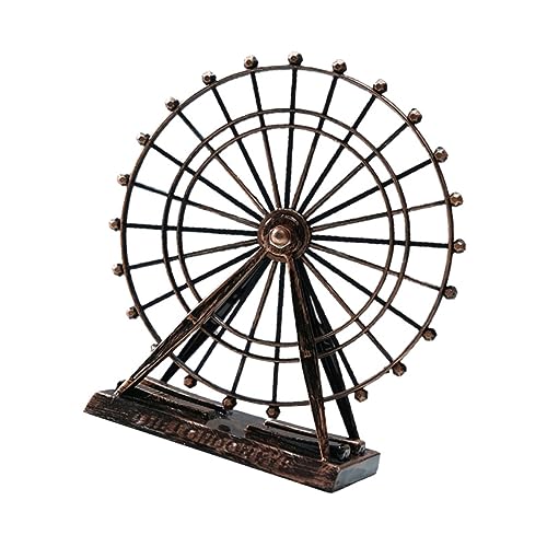 Cabilock Riesenrad Dekor Vintage Desktop Ornament Aus Metall Retro Himmelsrad Für Weinregal Und Flurdeko Kreative Heimdekoration in Roségold Cabilock Riesenrad Dekor Vintage Desktop Ornament Aus Metall Retro Himmelsrad Für Weinregal Und Flurdeko Kreative Heimdekoration in Roségold von Cabilock