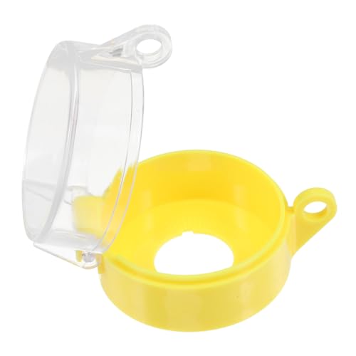 Cabilock Not Aus Schalter Schutzabdeckung aus Robustem Stoßfest und Einfache Montage Gelbe Notfall Taster Abdeckung Øx für Sichere Bedienung bei Lichttastern von Cabilock