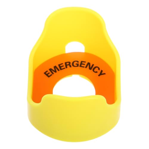 Cabilock Not aus Schutzabdeckung aus Langlebigem Material Robustes Sicherheitsgehäuse für Not aus schalter um Versehentliche Betätigung zu Verhindern Einfach zu Montieren Kompatibel mit von Cabilock