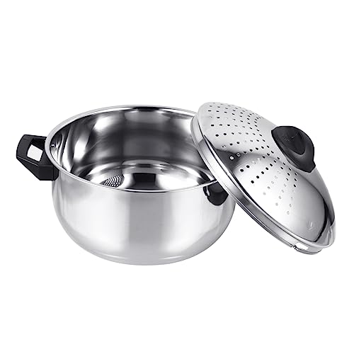 Cabilock Nudeltopf mit Siebeinsatz Praktischer Kochtopf für Nudeln Suppen und Porridge Hochtemperatur Beständig und Tragbar für Induktionsherde Cabilock Nudeltopf mit Siebeinsatz Praktischer Kochtopf für Nudeln Suppen und Porridge Hochtemperatur Beständig und Tragbar für Induktionsherde von Cabilock