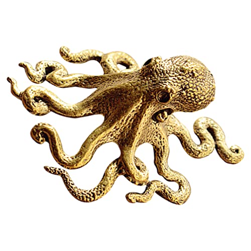 Cabilock Retro Octopus Skulptur Dekofigur Für Schreibtisch Dekorative Armige Octopus Statue Für Stilvolle Wohnräume Einzigartige Tischdekoration Für Zuhause Und Büro von Cabilock