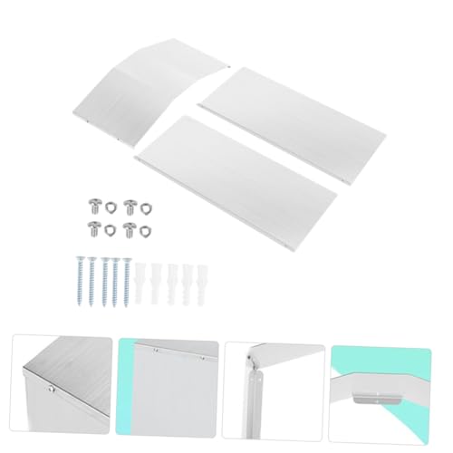 Cabilock Outdoor Steckdosenabdeckung aus Aluminium Wetterfester Schutz für Wandsteckdose Einfache Montage Langlebiger Sockelschutz für Sicheres Laden Teiliges von Cabilock