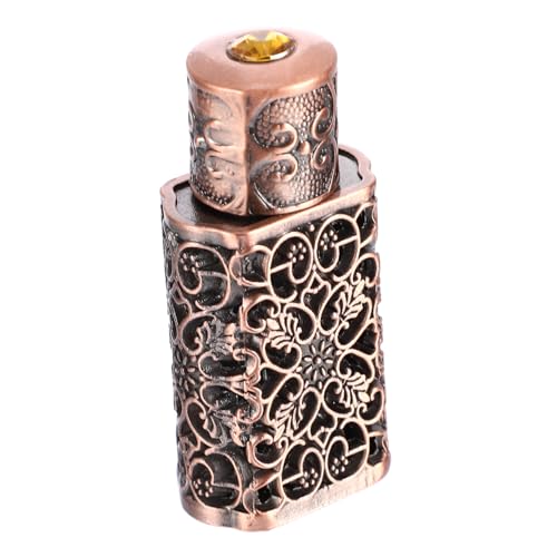 Cabilock Parfümzerstäuber Flasche Metall Glas Antik Retro Design Aromatherapie Öl Sprühflasche Reise Geeignet Dicht Verschlossen Langlebig Vielseitig Verwendbar von Cabilock