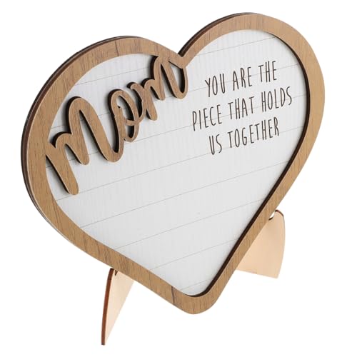 Cabilock Partyzubehör zum Muttertag Herzstück zum Muttertag Dekoration für Zuhause unser modern Bookshelf Decor bürodeko Presents Muttertags-Herz-Tischschild Tischschild zum Muttertag Holz Cabilock Partyzubehör zum Muttertag Herzstück zum Muttertag Dekoration für Zuhause unser modern Bookshelf Decor bürodeko Presents Muttertags-Herz-Tischschild Tischschild zum Muttertag Holz von Cabilock