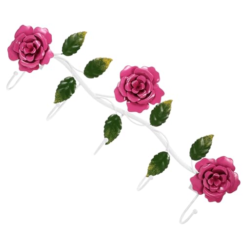 Cabilock Pastoral Eisen Garderobenhaken mit Rosenmotiv Fach Wandhakenleiste für Tür Bad Küche Hotel Antiker Wandhaken zur Aufhängung von Handtüchern Kleidung Taschen Cabilock Pastoral Eisen Garderobenhaken mit Rosenmotiv Fach Wandhakenleiste für Tür Bad Küche Hotel Antiker Wandhaken zur Aufhängung von Handtüchern Kleidung Taschen von Cabilock