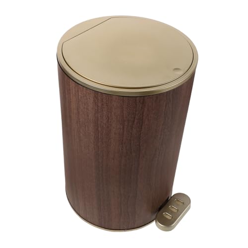 Cabilock Pedal-mülleimer Müllcontainer Bin Müllbehälter Mit Pedal Abfalleimer Fürs Büro Tretmülleimer Toiletten-mülleimer Abfallkorb Schlafzimmer Für Die Küche Plastik Hellbraun von Cabilock