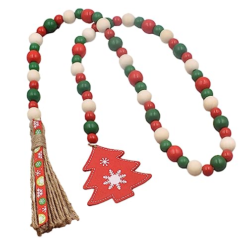Cabilock Perlenornamente Weihnachtsdekor Bänder Weihnachtsbaumschmuck Weihnachtsperlen Girlande Banner Lametta Weihnachtsbaum Weihnachtsschleifen Dekorationen Weihnachtskranz Schleifenband von Cabilock