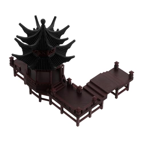 Cabilock Plastik Miniatur Chinesischer Pavillon Dekoration Leicht Kompakt Asiatische Architektur Landschaftsdeko Für Bonsai Aquarium Terrarium Garten Ornamente Cabilock Plastik Miniatur Chinesischer Pavillon Dekoration Leicht Kompakt Asiatische Architektur Landschaftsdeko Für Bonsai Aquarium Terrarium Garten Ornamente von Cabilock