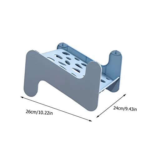 Cabilock Plastik Schuhregal Stapelbar Schuhaufbewahrung mit Rutschfestem Schutzblech Einfache Montage Schuhorganizer für Kleiderschrank und Schuhschrank Platzsparendes Schuhregal für von Cabilock