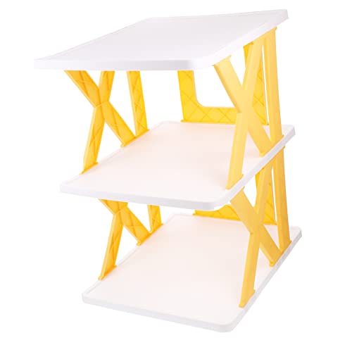 Cabilock Platzsparender Mehrstöckiger Schuhregal für Zuhause Faltbares Schuhregal für Eingangsbereich Design Kompakte für Stiefel und Schuhe von Cabilock