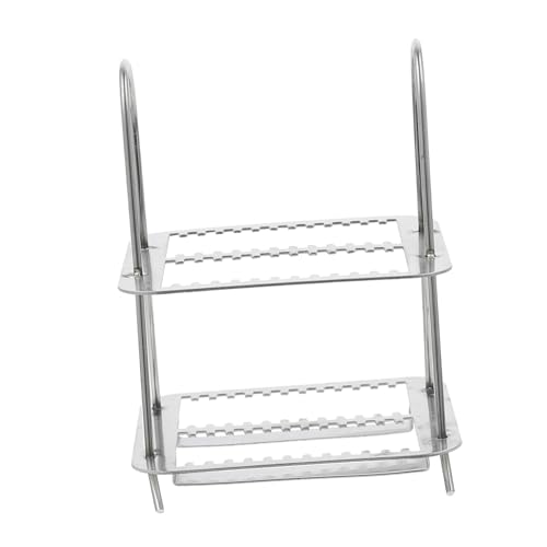 Cabilock Positionen Edelstahl Färbegestell für Objektträger Mikroskop Glasplatten Halter Labor Zubehör Robust Leicht und Platzsparend für Wissenschaftliche Anwendungen Cabilock Positionen Edelstahl Färbegestell für Objektträger Mikroskop Glasplatten Halter Labor Zubehör Robust Leicht und Platzsparend für Wissenschaftliche Anwendungen von Cabilock