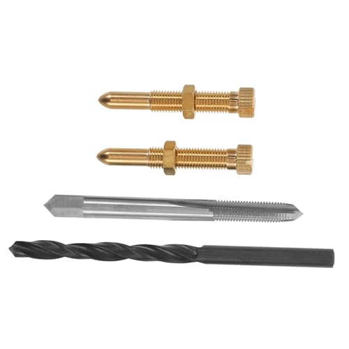 Cabilock Präzises Metall-Gewindebohrer-Set mit Bohrer und Einsatz für Antilockerungs-Schraubensicherung Langlebig und Vielseitig für Motorrad-Gewindereparatur von Cabilock