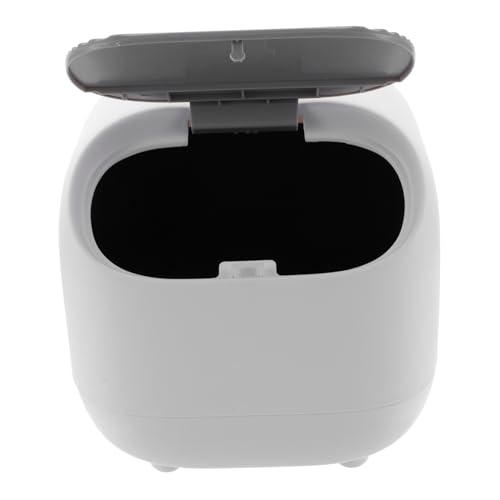 Cabilock Praktischer Kleiner Abfallbehälter mit Druckfunktion Stabiler Desktop mülleimer für Küche und Büro Benutzerfreundlicher Tischabfalleimer mit Großer Öffnung Weiß Cabilock Praktischer Kleiner Abfallbehälter mit Druckfunktion Stabiler Desktop mülleimer für Küche und Büro Benutzerfreundlicher Tischabfalleimer mit Großer Öffnung Weiß von Cabilock
