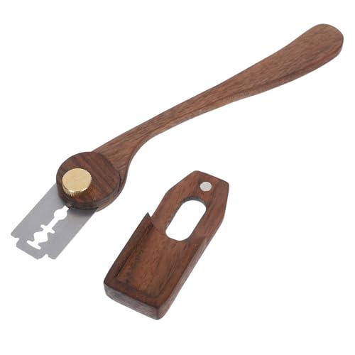 Cabilock Professionelles Brot-einschneidewerkzeug mit Edelstahlklinge und ergonomischem Holzgriff Präziser Teiglamellen-Trenner für Sauerteigbäcker Praktisches Brotzubehör für kunstvolles Cabilock Professionelles Brot-einschneidewerkzeug mit Edelstahlklinge und ergonomischem Holzgriff Präziser Teiglamellen-Trenner für Sauerteigbäcker Praktisches Brotzubehör für kunstvolles von Cabilock