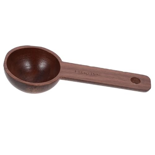 Cabilock Pulverschaufel Für Die Küche Kaffeewaage Platte Kaffeebecher Kaffeelöffel Löffel Messen Tassen Messbecher Zum Backen Messlöffel Scoop Espresso Reis Messbecher Teelöffel Brown Holz von Cabilock