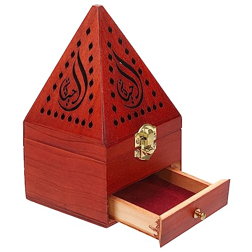 Cabilock Räuchergefäß Aus Holz Chinesischer Vintage- Für Räucherkegel von Cabilock