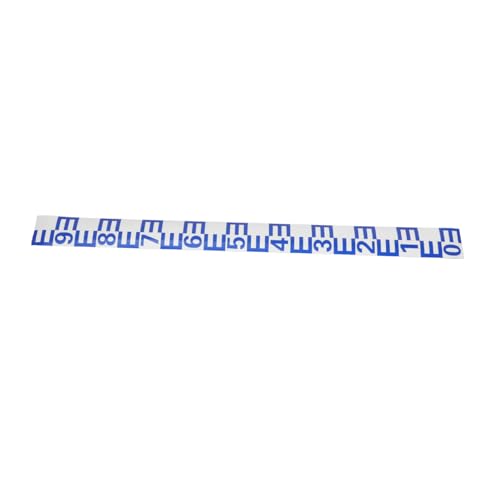 Cabilock Reflektierender Wasserstandsanzeiger Aufkleber Polystyrol Selbstklebend Wasserspiegel Messskala für Teich Pool Wasserstandsmessung bei und Tag Cabilock Reflektierender Wasserstandsanzeiger Aufkleber Polystyrol Selbstklebend Wasserspiegel Messskala für Teich Pool Wasserstandsmessung bei und Tag von Cabilock