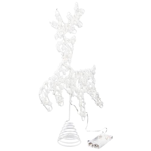 Cabilock Rentier Christbaumspitze LED Weihnachtsbaumspitze Beleuchtet Weihnachten Baumspitze Tannenbaumspitze Eisen Weihnachtsspitzen Weihnachtsbaum Stern Topper Beleuchtung Christbaum Spitze Cabilock Rentier Christbaumspitze LED Weihnachtsbaumspitze Beleuchtet Weihnachten Baumspitze Tannenbaumspitze Eisen Weihnachtsspitzen Weihnachtsbaum Stern Topper Beleuchtung Christbaum Spitze von Cabilock