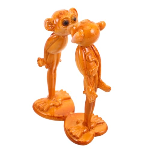 Cabilock Resin Monkey Figurine Design Liebe Symbol Resin Tier Skulptur für Regal Bücherregal Wohnzimmer Dekoration Valentinstag Cabilock Resin Monkey Figurine Design Liebe Symbol Resin Tier Skulptur für Regal Bücherregal Wohnzimmer Dekoration Valentinstag von Cabilock