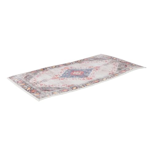 Cabilock Retro Blumenmatte Dekorativer Teppich Saal Teppiche Retro -wohnkultur Wohnkultur Innentürmatte Vintage Area Teppich Eingang Tür+matten+innen Polyesterfaser von Cabilock