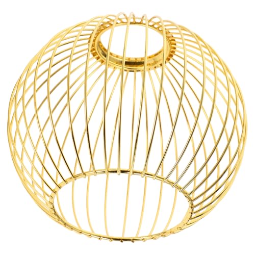 Cabilock Retro Eisendraht Lampenschirm Hängend Industrie Stil Lampenabdeckung Kugelform Fassung Robust Einfach Montierbar Für Bar Restaurant Wohnzimmer von Cabilock