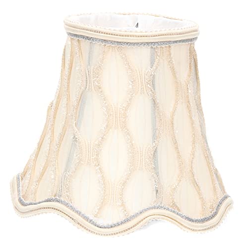 Cabilock Retro Stil Lampenschirm aus Stoff Leichter Lampenschirm Aufsatz Einfache Montage Dekorative Leinenoptik Geeignet für Wandleuchten Schreibtischlampen und Wohnraumbeleuchtung von Cabilock