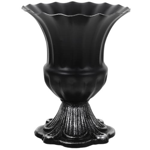 Cabilock Vase Im Antiken Stil Dekorativer Blumentopf Aus Metall Aufbewahrung Für Getrocknete Blumen Als Tafelaufsatz von Cabilock