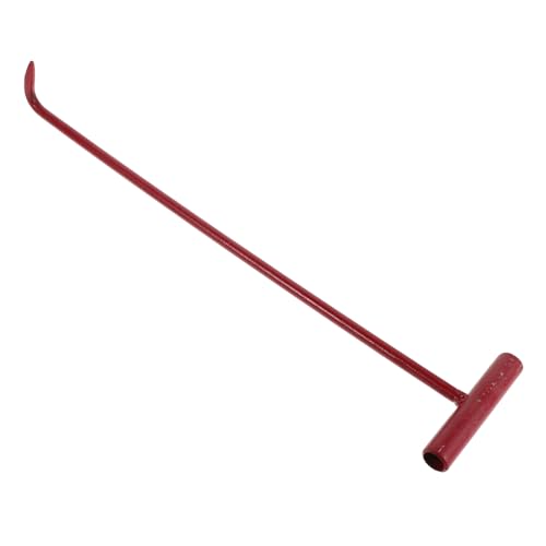 Cabilock Robuster Kanaldeckelheber Rot Schwerlast Multipurpose Haken für Manhole Deckel Rollladen und Abfluss Werkzeug zum und Ziehen Schwerer Lasten von Cabilock