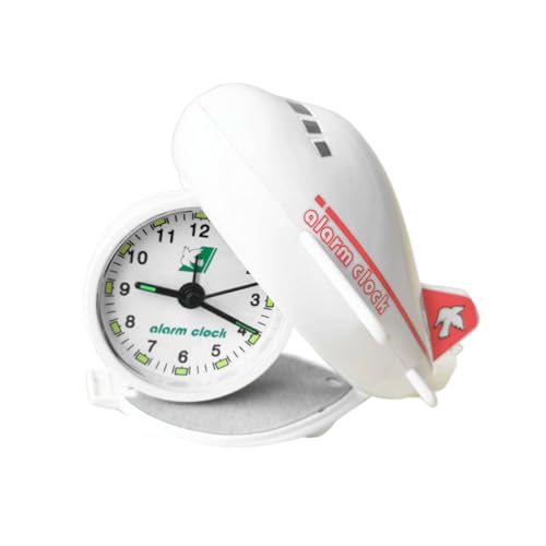 Cabilock Robustes Material Klapp Flugzeug Wecker Wecker Nachttisch Nachttisch Uhr Timer von Cabilock