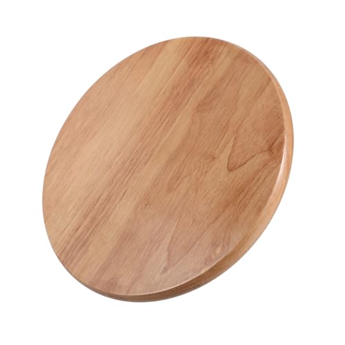 Cabilock Runder Holzsitz Ersatz für Hocker aus Robustem Holz Dekorativer Runder Sitzbezug Komfortabel und Langlebig Einfache Montage für Barhocker und Gartenstühle von Cabilock