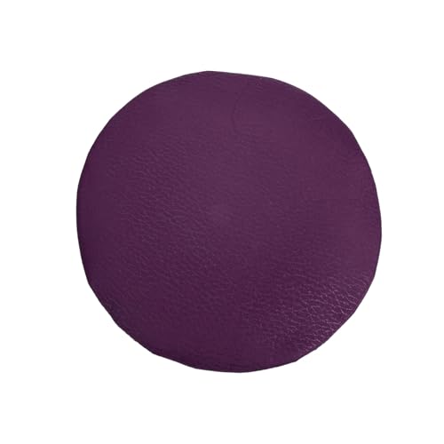 Cabilock Runder Stuhlbezug Elastischer Dicker Schutzbezug für Hocker Waschbar Knitterfrei Langlebiges Material Passend für Barhocker und Bürostühle Dunkelviolett Glatt von Cabilock