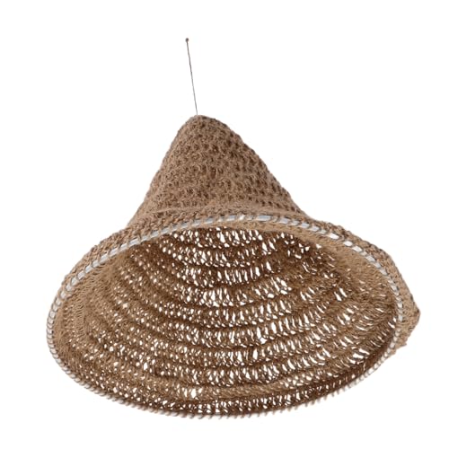 Cabilock Rustikaler Boho Lampenschirm aus Handgewebtem Baumwoll Hanfseil Verstellbarer Pendelleuchten-schirm Natürliche Deckenleuchte für Wohnzimmer Schlafzimmer und Essbereich Cabilock Rustikaler Boho Lampenschirm aus Handgewebtem Baumwoll Hanfseil Verstellbarer Pendelleuchten-schirm Natürliche Deckenleuchte für Wohnzimmer Schlafzimmer und Essbereich von Cabilock