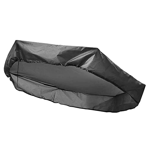 Cabilock Sandkasten Abdeckung Staubdicht Wasserdicht Eckig Pool Abdeckplane 150x150cm Schwarz Oxford Gewebe Sonnenschutz Garten Regen Tag Schwimmbad Spielplatz Abdeckung von Cabilock