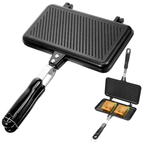 Cabilock Sandwich-backform Aus Aluminium Brattopf Mit Gleichmäßiger Wärmeverteilung Brotform Für Die Küche Zu Hause von Cabilock