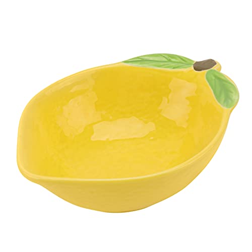 Cabilock Saucenschälche Sushi Dippschale Mini Teller Saucenschale Keramik Schälchen Salatschale Schüsselchen Servierschale Tauchschale für Vorspeise Snack Sojasauce Obstschale Zitrone Form von Cabilock