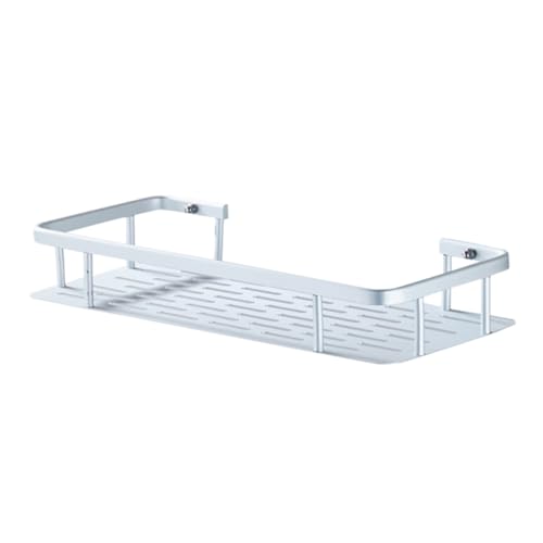 Cabilock Saugnapfgestell küchen Organizer küchenarmatur półki łazienkowe küchen zubehör Küchenregal Badezimmer-Organizer-Arbeitsplatte montiert Badezimmer-Tablett Bad Sammler Silver von Cabilock