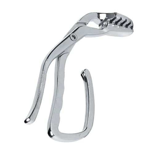 Cabilock Schalenhalter Pizzapfannengreifer Plattenclip-Greifer Mehrzweckwerkzeug Kochgreifer küchenzange servierzange Anti-Rutsch-Clip für heiße Speisen Plattenklemme Zinklegierung Silver von Cabilock