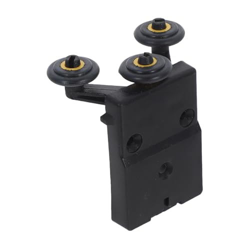 Cabilock Schiebetürrollen für Glas Duschkabinen Geräuschlose Laufschienenrolle Langlebige Schrank Duschschiebetüren Dunkles Ersatzteil für Reibungsloses Gleiten von Cabilock