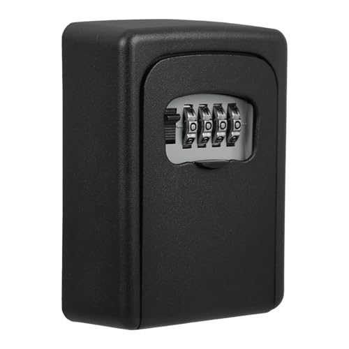 Cabilock Schlüsselsafe aus Metall wasserdichte Wandmontage mit Schlüsselbox für Zuhause Büro und Auto Stilvolles Design Schwarz für Sichere Aufbewahrung Cabilock Schlüsselsafe aus Metall wasserdichte Wandmontage mit Schlüsselbox für Zuhause Büro und Auto Stilvolles Design Schwarz für Sichere Aufbewahrung von Cabilock