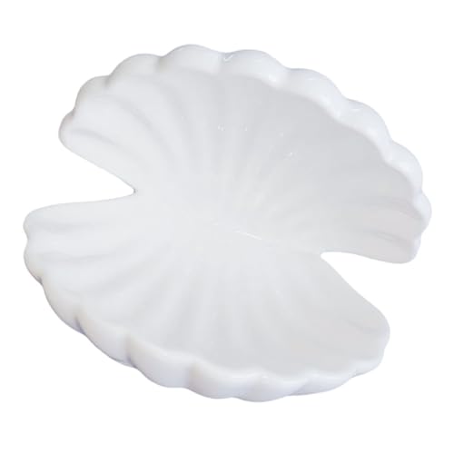 Cabilock Schmuckaufbewahrungsbox Muschelform Weiß Schmuckschatulle mit Deckel Schmucktablett für Armbänder und Kleinteile Aufbewahrung Schmuck Geschenkbox für Zuhause und Schmuckladen Cabilock Schmuckaufbewahrungsbox Muschelform Weiß Schmuckschatulle mit Deckel Schmucktablett für Armbänder und Kleinteile Aufbewahrung Schmuck Geschenkbox für Zuhause und Schmuckladen von Cabilock