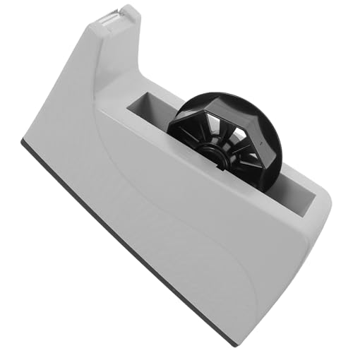 Cabilock Schreibtisch Klebebandabroller mit Rutschfester Basis Robuster Abs und Metallkonstruktion Praktischer Klebebandspender für Büro und Arbeitsplatz Langlebiger Einfach zu Bedienender von Cabilock