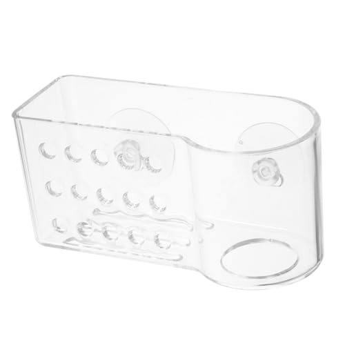 Cabilock Schwammhalter Für Spülbecken Mit Saugnäpfen Spülbeckenhalter Aus PVC Für Küchenspüle Abtropffläche Für Waschschwamm Und Küchenutensilien von Cabilock