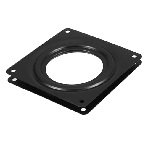 Cabilock Schwarze Drehbare Swivel platte aus Stabilem mit Kugelmechanismus Langlebiges Drehlager für Barhocker Sofa Tv ständer und Möbel Einfache Montage Ersatz drehteller für Stühle und Cabilock Schwarze Drehbare Swivel platte aus Stabilem mit Kugelmechanismus Langlebiges Drehlager für Barhocker Sofa Tv ständer und Möbel Einfache Montage Ersatz drehteller für Stühle und von Cabilock