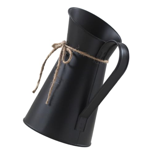 Cabilock Metall Pflanzer Vase Vintage Stil Krug Rustikale Blume Container Tisch Herzstück Handgemachte Handwerk von Cabilock