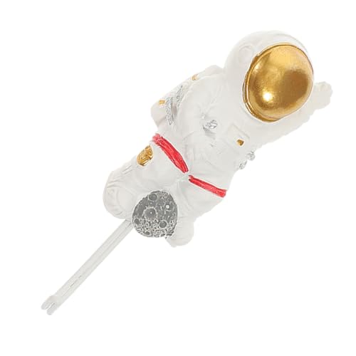 Cabilock Selbstklebender Astronaut Wandhaken aus Resin Hochfester Haftkleber Wiederverwendbar Kratzfrei Vielseitig für Mäntel Handtücher Taschen für Bad Küche Schlafzimmer Keine Bohrung von Cabilock